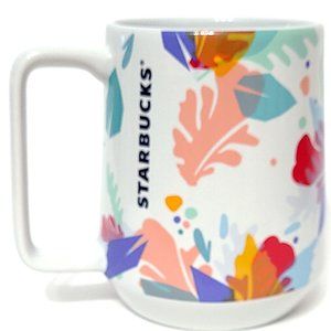 ⭐️Starbucks Summer Foliage Ceramic Mug - 14 fl oz